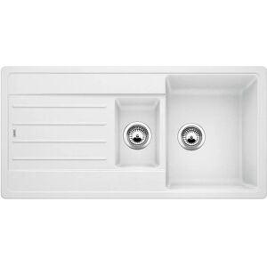 Blanco Legra 6S Einbauspüle - 1,5 Becken, Weiß - Silgranit Blanco Legra 6S Einbauspüle - 1,5 Becken, Weiß - Silgranit