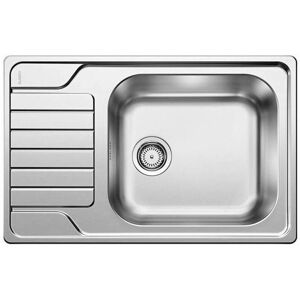 Lavello Blanco Dinas XL 6 S Acciaio Spazzolato - Reversibile, 78x50cm Lavello Blanco Dinas XL 6 S Acciaio Spazzolato - Reversibile, 78x50cm