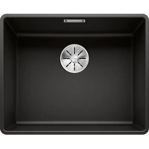Évier Blanco SUBLINE 500-F - Double, Noir, 52.70x42.70 cm - Publicité Évier Blanco SUBLINE 500-F - Double, Noir, 52.70x42.70 cm - Publicité