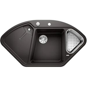 Évier en granit Blanco Delta II - Noir, à gauche, Système InFino - Publicité Évier en granit Blanco Delta II - Noir, à gauche, Système InFino - Publicité