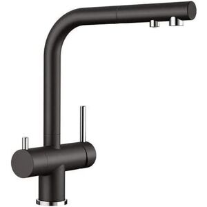 Blanco Fontas-S II Kitchen Faucet - 3-in-1, Black Blanco Fontas-S II Kitchen Faucet - 3-in-1, Black