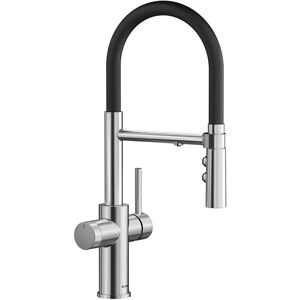 Grifo Blanco CATRIS-S PVD acero - Flexible, con filtro, para un solo agujero - Grifo de cocina Grifo Blanco CATRIS-S PVD acero - Flexible, con filtro, para un solo agujero - Grifo de cocina