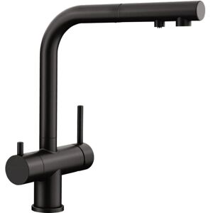 BLANCO FONTAS-S II Kitchen Faucet - Black Matt - Brass - 3-in-1 Water Tap BLANCO FONTAS-S II Kitchen Faucet - Black Matt - Brass - 3-in-1 Water Tap