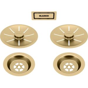 Ensemble de vidange et trop-plein InFino Satin Gold BLANCO - Publicité Ensemble de vidange et trop-plein InFino Satin Gold BLANCO - Publicité