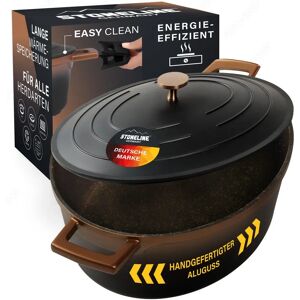 STONELINE Roségold Gourmet Bräter 32x25 cm mit Deckel - Dutch Oven STONELINE Roségold Gourmet Bräter 32x25 cm mit Deckel - Dutch Oven