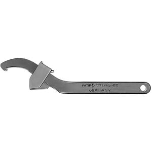 AMF - Llave ajustable con gancho - Para DIN 1804, DIN 981 - 180mm AMF - Llave ajustable con gancho - Para DIN 1804, DIN 981 - 180mm