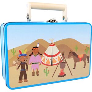 Small Foot Indianer-Kostümset - Metall-Spielkoffer für Kinder Small Foot Indianer-Kostümset - Metall-Spielkoffer für Kinder