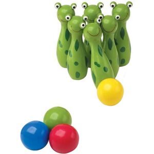 Juego de Bolos Rana - Juego de Madera para Niños Juego de Bolos Rana - Juego de Madera para Niños