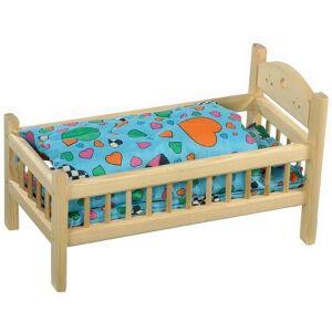 Small Foot 9601 Lit pour poupée - Accessoire en bois naturel Small Foot 9601 Lit pour poupée - Accessoire en bois naturel