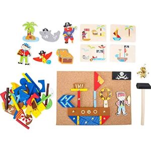 Small Foot Ensemble Marteau et Clous Pirate - Jouet Éducatif Small Foot Ensemble Marteau et Clous Pirate - Jouet Éducatif