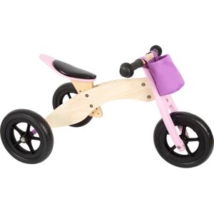 Small Foot Maxi Triciclo 2-in-1 Rosa in Legno per Bambini Small Foot Maxi Triciclo 2-in-1 Rosa in Legno per Bambini
