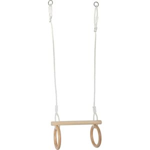 Small Foot Wooden Trapeze with Rings - Childs Play Fun Small Foot Wooden Trapeze with Rings - Childs Play Fun