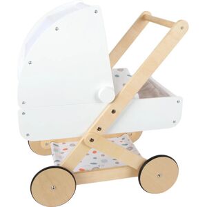 Drewniany wózek dla lalek Little Button - Do 46cm Drewniany wózek dla lalek Little Button - Do 46cm