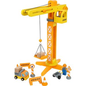 Grúa de construcción Small Foot Design con accesorios (12007) Grúa de construcción Small Foot Design con accesorios (12007)