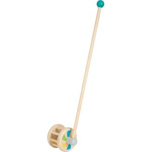 Small Foot Jouet en bois à pousser - Rasselle colorée pour tout-petits - Publicité Small Foot Jouet en bois à pousser - Rasselle colorée pour tout-petits - Publicité