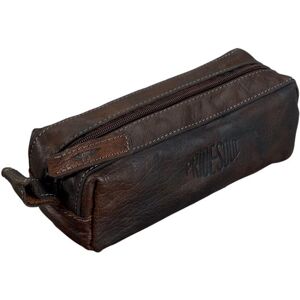 PRIDE & SOUL Grey Leather Pencil Case PRIDE & SOUL Grey Leather Pencil Case