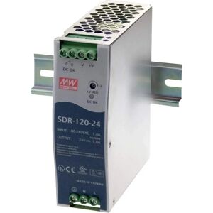 Mean Well SDR-120-48 Power Supply - 48V 120W DIN Rail Mean Well SDR-120-48 Power Supply - 48V 120W DIN Rail