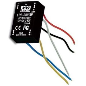 Controlador LED Mean Well LDB-350LW - 2-40V, 350mA, atenuación PWM Controlador LED Mean Well LDB-350LW - 2-40V, 350mA, atenuación PWM