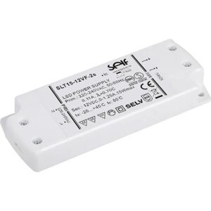 Self Electronics SLT15-12VF-2S LED Transformator - Kompakt 15W, 12V, SELV Self Electronics SLT15-12VF-2S LED Transformator - Kompakt 15W, 12V, SELV