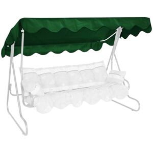 Groen Parasolzeil voor 3-persoons schommel - 210x145 cm Groen Parasolzeil voor 3-persoons schommel - 210x145 cm