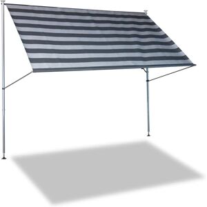 Angerer Vrijetijdsmeubelen - 150cm Verstelbare Klemmarkies - Grijs Angerer Vrijetijdsmeubelen - 150cm Verstelbare Klemmarkies - Grijs