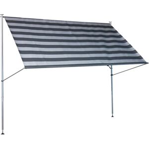 Angerer Vrijetijdsmeubel Maatmarkies - 350cm, 170cm, grijs/wit - Markiezen Angerer Vrijetijdsmeubel Maatmarkies - 350cm, 170cm, grijs/wit - Markiezen