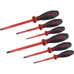 Cimco Modell 117745 VDE Kreuzschlitz-Schraubendreher-Set - Elektrisch Cimco Modell 117745 VDE Kreuzschlitz-Schraubendreher-Set - Elektrisch
