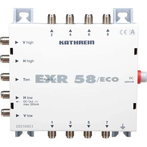 Kathrein EXR 58/eco - 4 niveles satélite, 8 puertos, terrestre, -20-55°C Kathrein EXR 58/eco - 4 niveles satélite, 8 puertos, terrestre, -20-55°C