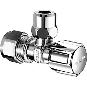 Schell Eckventil - Messing, Chrom, Kurze Bauform, Regulierfunktion Schell Eckventil - Messing, Chrom, Kurze Bauform, Regulierfunktion