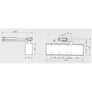 DORMAKABA TS71 Fermeture de Porte - Réversible, Force Ajustable - Publicité DORMAKABA TS71 Fermeture de Porte - Réversible, Force Ajustable - Publicité