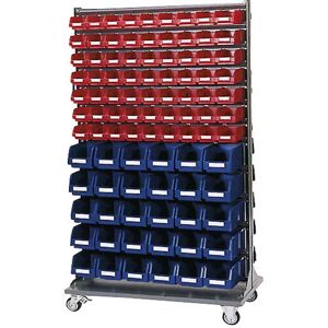 Marco de transporte para almacén Kaiserkraft con cajas abiertas Marco de transporte para almacén Kaiserkraft con cajas abiertas