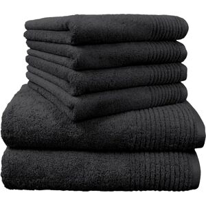 Dyckhoff Brillant Schwarz 6-teiliges Handtuch-Set Dyckhoff Brillant Schwarz 6-teiliges Handtuch-Set