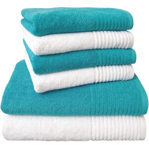 Dyckhoff Brillant Cotton Towel Set - 6 Piece Bathroom Decor Dyckhoff Brillant Cotton Towel Set - 6 Piece Bathroom Decor