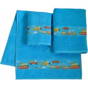 Dyckhoff Auto Handtuch-Set - Blau, 3-teilig Dyckhoff Auto Handtuch-Set - Blau, 3-teilig