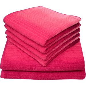 Dyckhoff Pink Handtuch Set mit Farbverlauf - Handtuch Set Dyckhoff Pink Handtuch Set mit Farbverlauf - Handtuch Set