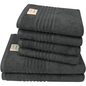 Dyckhoff Nature Bio-Baumwolle Handtuch-Set - 6 Stück, unifarben Dyckhoff Nature Bio-Baumwolle Handtuch-Set - 6 Stück, unifarben