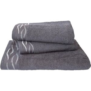 Dyckhoff Wave Handtuch-Set grau, 3-tlg. Dyckhoff Wave Handtuch-Set grau, 3-tlg.
