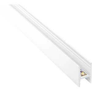 Barthelme 62399111_9010 Aluminium LED Profile - 1000mm, White, H-Shape - LED profile Barthelme 62399111_9010 Aluminium LED Profile - 1000mm, White, H-Shape - LED profile