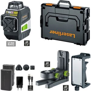 Conjunto láser láser tridimensional Masterplaner 3G pro 55m - Verde Conjunto láser láser tridimensional Masterplaner 3G pro 55m - Verde