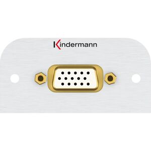 Kindermann 7441000501 VGA Argent - Connecteur multimédia Kindermann 7441000501 VGA Argent - Connecteur multimédia