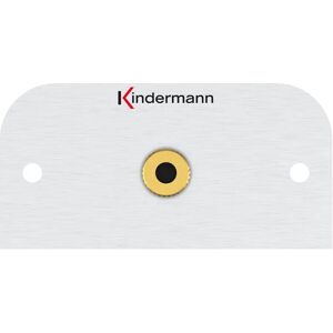 Kindermann 7441000411 - Enchufe de audio de 3,5 mm dorado - Enchufe de pared Kindermann 7441000411 - Enchufe de audio de 3,5 mm dorado - Enchufe de pared