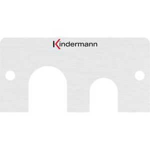 Kindermann 7444000444 Plaque murale en aluminium - Couvercle pour accessoires réseau - Publicité Kindermann 7444000444 Plaque murale en aluminium - Couvercle pour accessoires réseau - Publicité