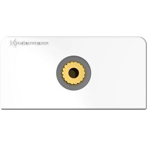 Kindermann 7456000411 Enchufe - Audio Jack 3,5mm, Oro, Plata, Blanco Kindermann 7456000411 Enchufe - Audio Jack 3,5mm, Oro, Plata, Blanco