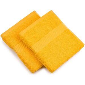 Gözze New York - 2-Piece Yellow Cotton Towels Gözze New York - 2-Piece Yellow Cotton Towels