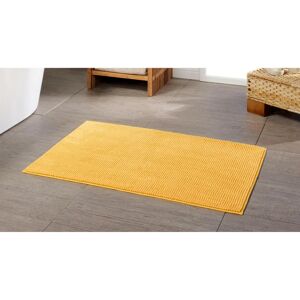 GÖZZE Chenille Jaune Tapis de bain 50x70cm - Tapis de bain - Publicité GÖZZE Chenille Jaune Tapis de bain 50x70cm - Tapis de bain - Publicité