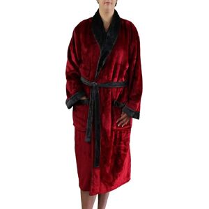 GÖZZE Seidenfeeling Unisex Szlafrok - Długi, 120cm, Czerwony GÖZZE Seidenfeeling Unisex Szlafrok - Długi, 120cm, Czerwony