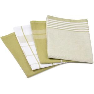 GÖZZE Cotton Kitchen Towel - 4 Pack - 50x70cm - Green GÖZZE Cotton Kitchen Towel - 4 Pack - 50x70cm - Green
