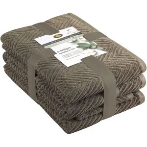 GÖZZE Viola Juego de Toallas Marrón 6 Piezas - Toallas de Baño y Mano GÖZZE Viola Juego de Toallas Marrón 6 Piezas - Toallas de Baño y Mano