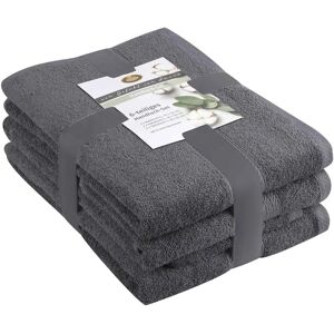 GÖZZE Lucia - 6 Piece Cotton Towel Set - Gray GÖZZE Lucia - 6 Piece Cotton Towel Set - Gray