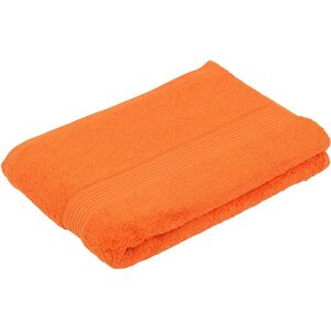 Toalla de baño Gözze New York - 100x150 cm, naranja, borde de algodón texturizado Toalla de baño Gözze New York - 100x150 cm, naranja, borde de algodón texturizado